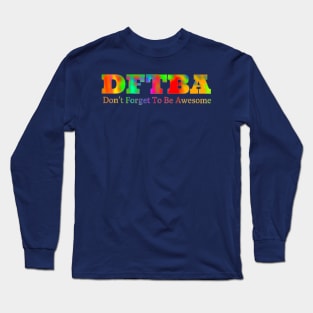 DFTBA (tie-dye) Long Sleeve T-Shirt